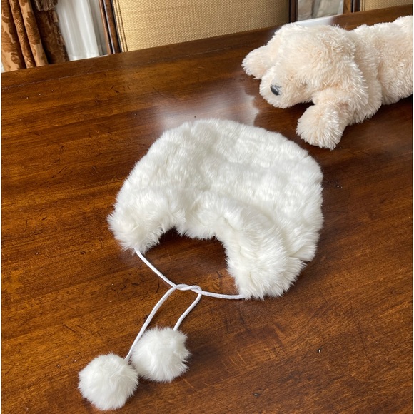 Beautiful Dogs Faux Fur Coat with Pom Pom - Picture 12 of 15